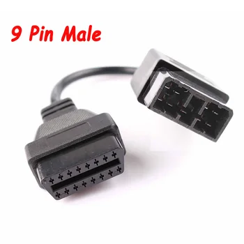 

Male 9Pin to 16Pin OBD 2 OBDII Diagnostic Cable For SUBARU 9 Pin Obd Port Convert To 16 Pin Female Interface Auto Scan Adapter
