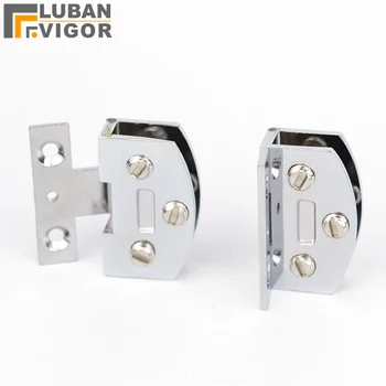 

Zinc alloy, cabinet glass door hinge/glass clamp/clips,for 5mm-8mm glass,no holes, single folder ,glass Hardware