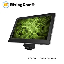 1080P HD микроскоп Камера с 9 дюймов HD ЖК-дисплей Экран