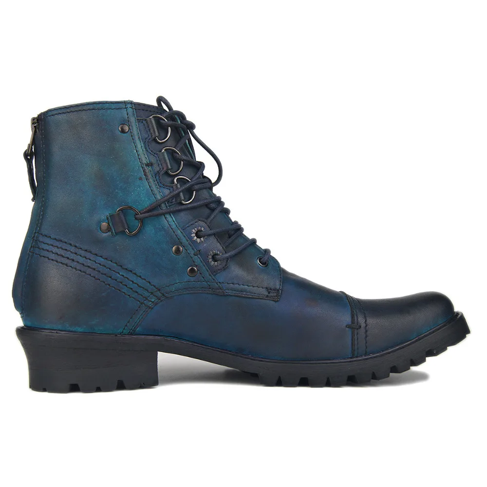 Men's Boots Zipper Boot Genuine Leather Boots Ankle Shoes Chelsea Designer Leather Shoes footwear