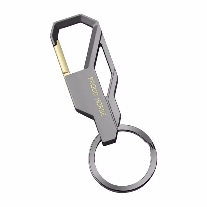 New simple design cool Keychain Black Keyfob Car Keyring Key Chain Ring