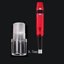 9/9.2mm/9.5mm Crystal Head For Permanent Makeup Machine Pen Plastic Plastic Machine Pen Nozzle Tip Shell Size