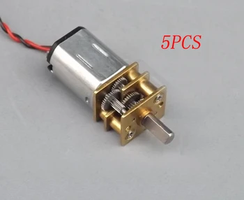 

5PCS N20 Micro Geared Motor DC2V-6V Metal Gearbox DC 68-230RPM Reduction Spare Parts for RC Boat/Car Model