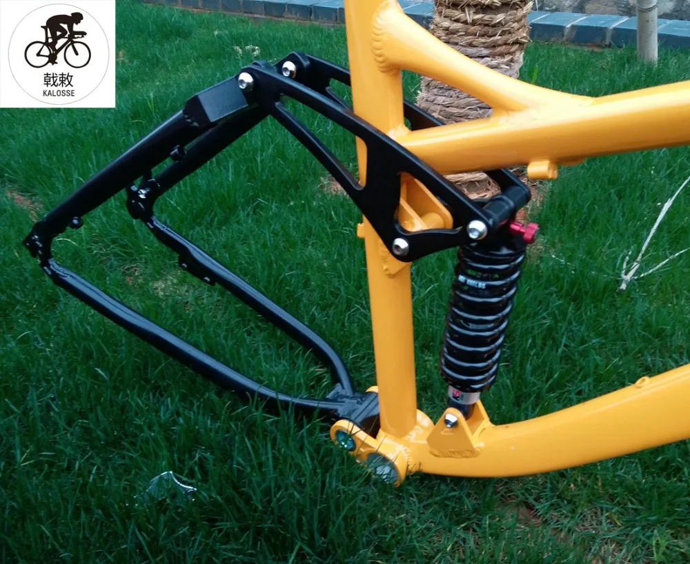 Sale Kalosse adults  mountain  bicycle frame  27.5X17 inch soft-tail  190mm travel  27.5er mountain  bike frame 2