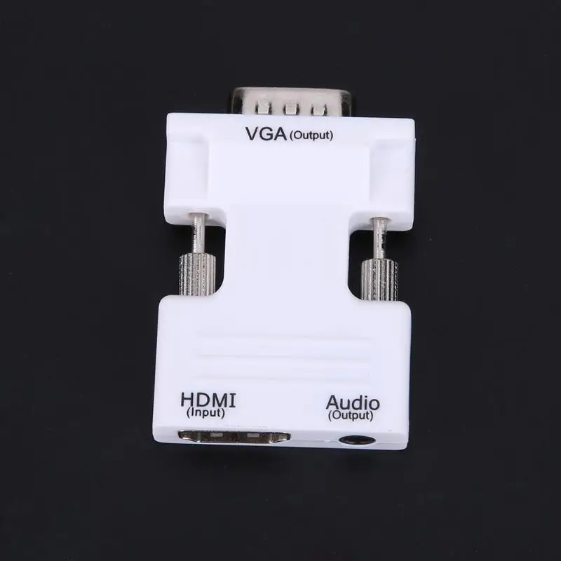 HDMI Женский к VGA Мужской конвертер с аудио адаптер Поддержка 1080 P сигнала