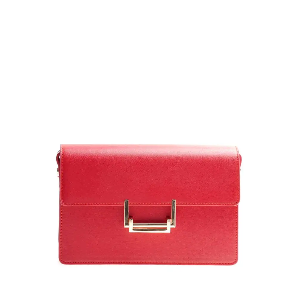 Сумка из искусственной кожи с 3D замком LULU, женская сумка через плечо, хит, стильная модная повседневная маленькая сумка на плечо от известного бренда - Цвет: Red Medium