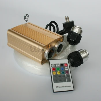 

32W led light engine with 1000strands 0.75mm 2Meters sparkle optic fiber light kits for DIY lighting