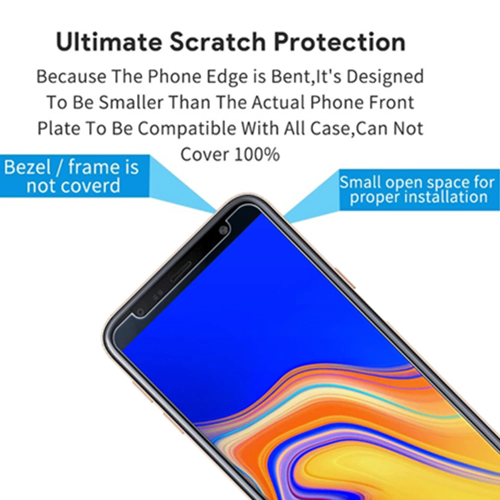 Закаленное стекло 9H для Samsung J4 J6 2018 J 4 6 Plus Защита экрана Galaxy 4j j защитная