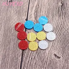 12 мм/16 мм Ассорти Позолоченные цвета диски(без шпильки) Акриловые серьги-гвоздики(без шпильки) круглые серьги оптом лазерная резка-AC1046N/J