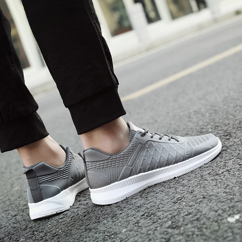Men Fashion Outdoor Casual Lace-Up Sports Run Breathable Shoes Sneakers sport shoes men 2018 casual shoes men sneakers