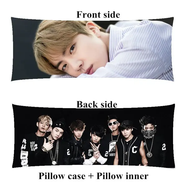 Boyfriend JungKook длинная подушка kpop Bangtan для мальчиков декоративные подушки для тела, включая внутренний индивидуальный подарок - Цвет: pillow