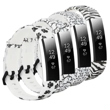 Honecumi браслет силиконовый Браслеты Для Fitbit Alta HR 4 шт. пакет замена для Fit бит Альта Фитнес трекер группа