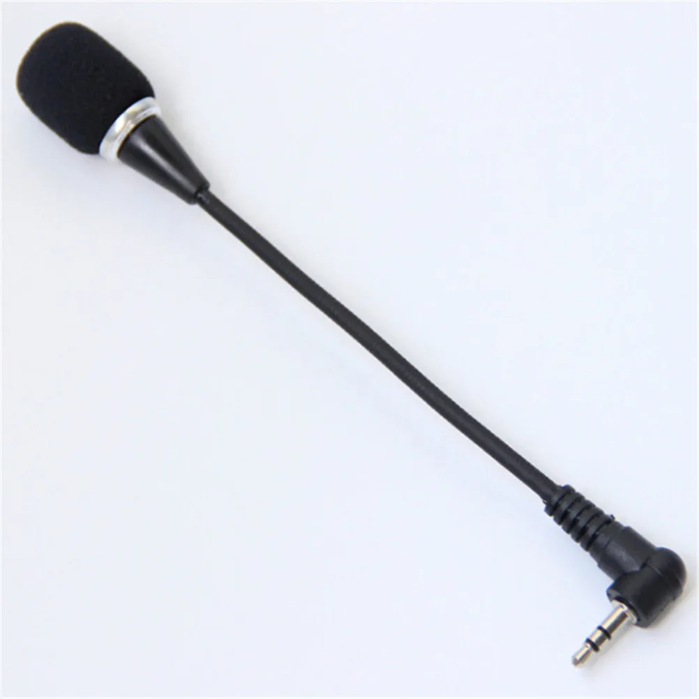Мини 3,5 мм разъем гибкий микрофон динамик микрофон для ПК компьютер ноутбук конденсаторный микрофон