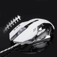 Проводная игровая мышка Регулируемая dpi светодиодный usb‑мышь оптическая мышь кабель для Pro Gamer Лига Легенд/Dota2 Бесплатная доставка