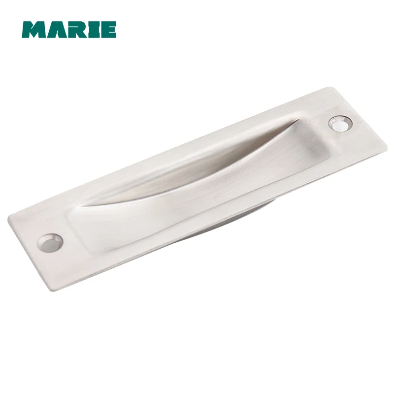 square handle invisible Recessed furniture Handle conceal drawer flush pull