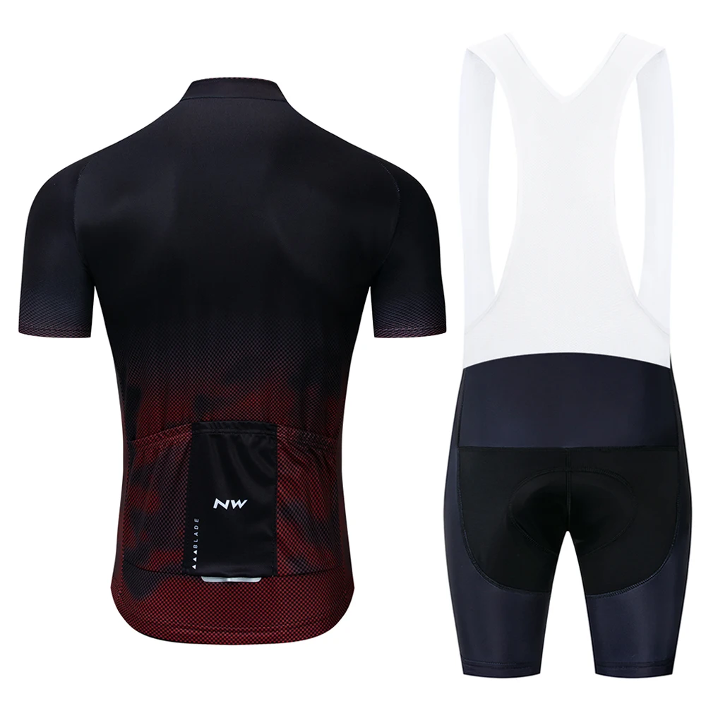 NW с коротким рукавом Велоспорт Джерси летняя одежда для велоспорта ROPA CICLISMO+ нагрудник шорты 9D гелевые прокладки набор