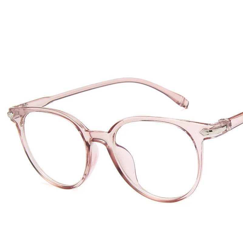 Yoovos Vintage Women Glasses Frame Anti Blue Light Eyeglasses Retro Round Clear Lens Glasses Optical Spectacle Frame UV400