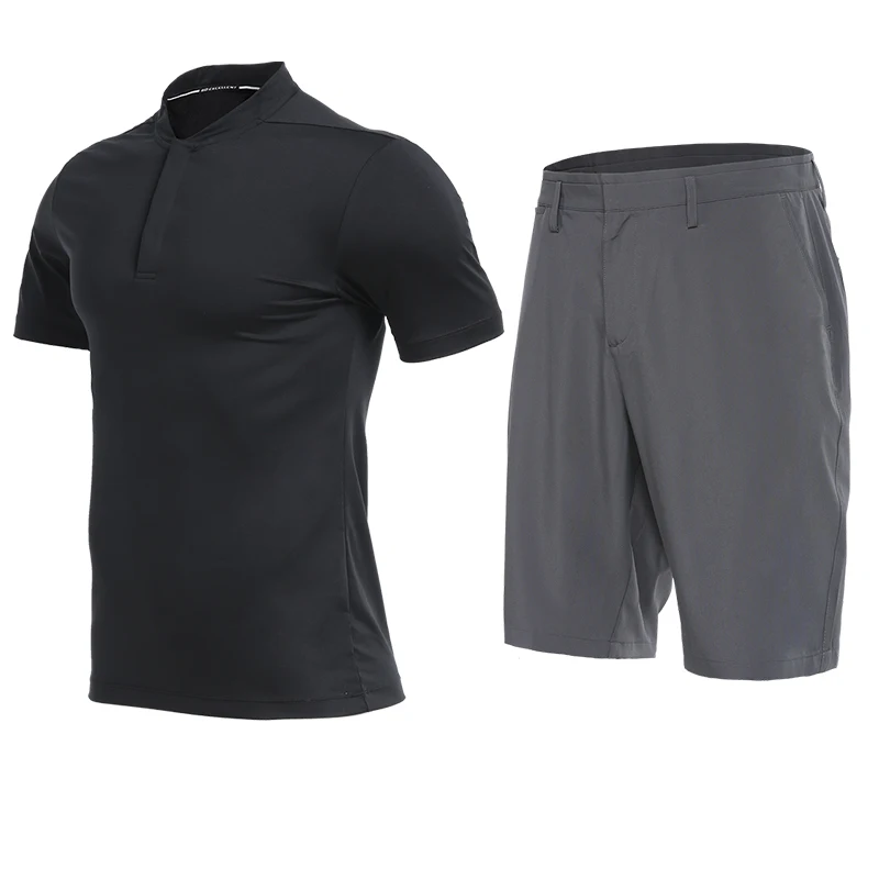 Vansydical брендовая мужская одежда мужская рубашка для гольфа с шортами летняя дышащая эластичная рубашка для гольфа - Цвет: TC3442