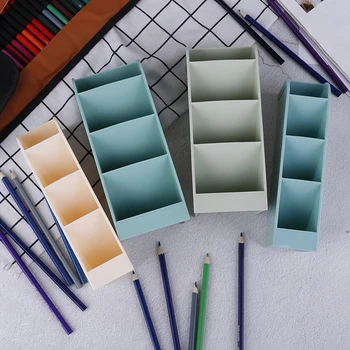 

Stationery holder Desk Decor DIY Paper Board Storage Box Makeup Cosmetic Organizer New Pen Holder