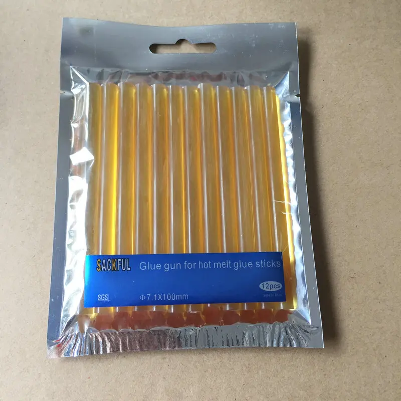 Hot Sale 12Pcs/Lot 7.1mm x 100mm Hair Extension Glue Sticks Hot Melt Glue Stick for Hair Extension