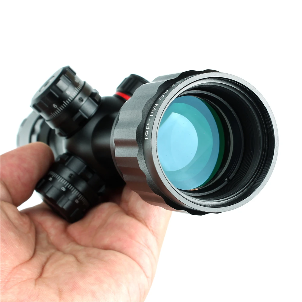 ohhunt Hunting Optics 3-9x32 AO Compact 12 Half Mil Dot Reticle Riflescopes Turrets Locking with Sun Shade Tactical Rifle Scope (8)
