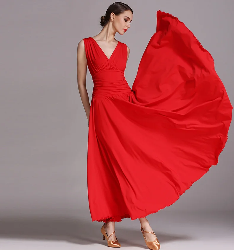 Бальное стандартное танцевальное платье, женское платье для вальса, костюм для соревнований, профессиональный бальный танец, платье для выступлений, B-6050