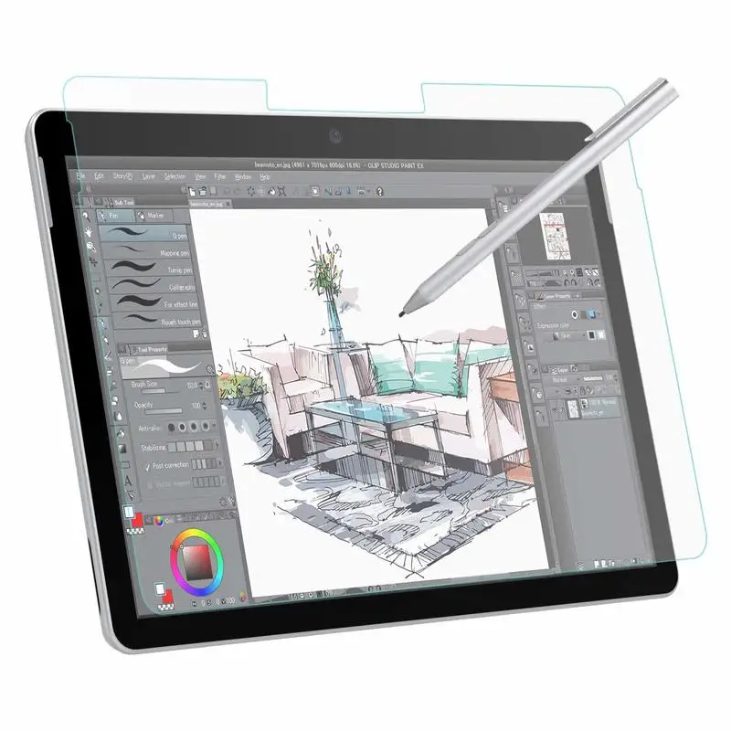 9 H протектор экрана из закаленного стекла для поверхности Go 1" защита экрана планшета пленка крышка для microsoft Surface Go 10"