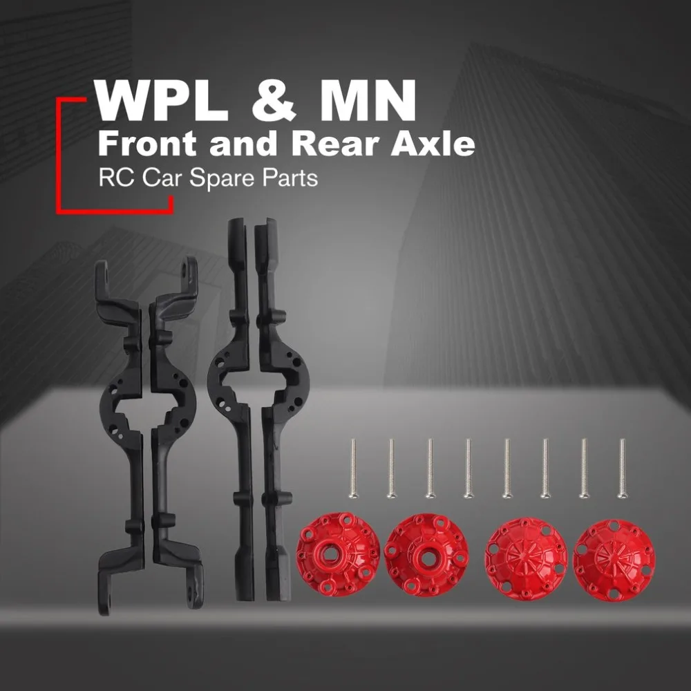 

Upgrade Metal Front and Rear Axle Housing with Screws For WPL & MN RC Universal Military Truck RC Car Spare Parts