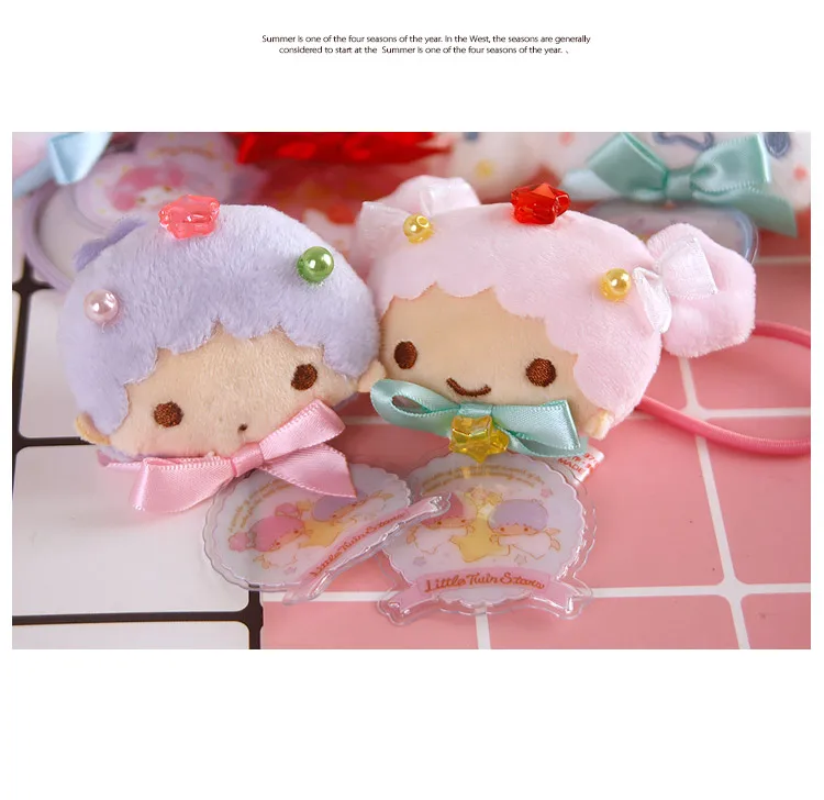 Kawaii My Melody Little Две звезды ободок для волос плюшевые Hearwear игрушечные Конфеты Подарки для девочек на день рождения