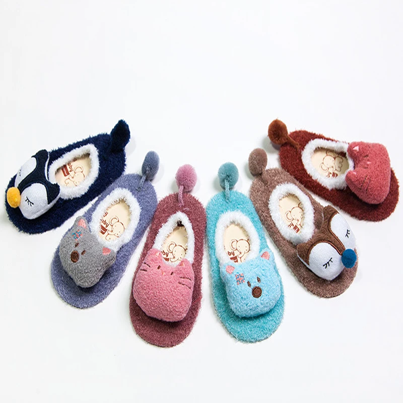 

2018 Fashion baby socks autumn and winter terry socks to keep warm toddler boy / girl floor socks infant clothing accessories
