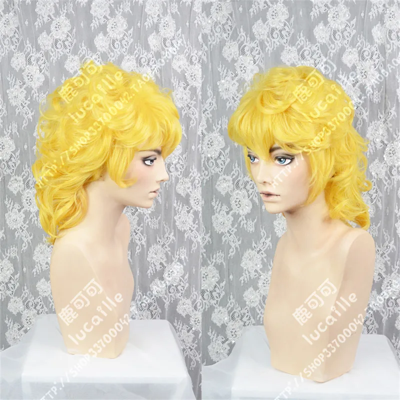 Legend of the Galactic Heroes косплей парик Reinhard von Lohengramm для мужчин Хэллоуин Карнавал