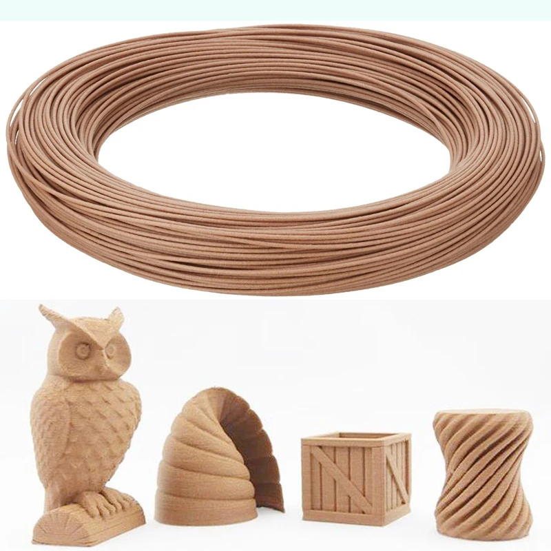 20 Real Wood Powder 1 75mm Wood Filament 3d Printer Wood Pla Filament Impressora 3d Filamento 3d Plastic Filament 50g Roll Wood Filament Wood Plafilament 3d Aliexpress