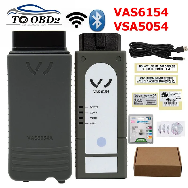 

Original VAS5054 OKI Keygen VAS5054A Bluetooth AMB2300 ODIS V5.1.3 For VAS 5054A VAS6154 WIFI V5.1.5 UDS For VAG with keygen