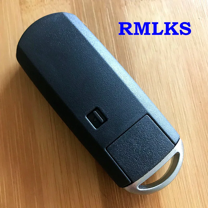 Чехол для дистанционного ключа без ключа, корпус для управления Fob, вставка для невырезанного лезвия для Mazda 3 6 Smart- SKE13D-01 FCC ID: WAZSKE13D01