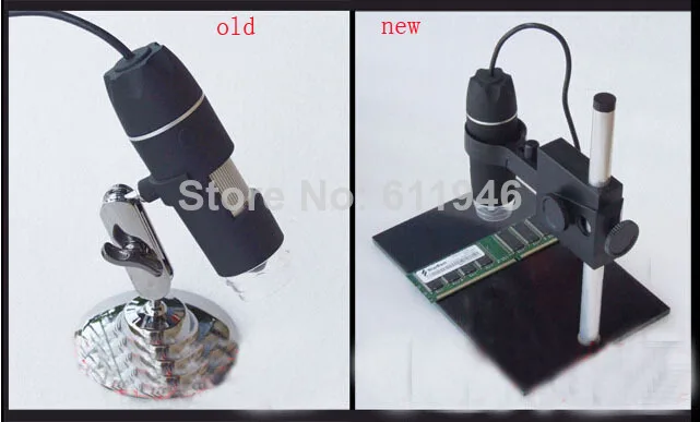 1 шт. Новые 1x-500X USB Цифровые микроскопы + держатель, 8-LED эндоскопа с измерения Программы для компьютера usb-микроскоп