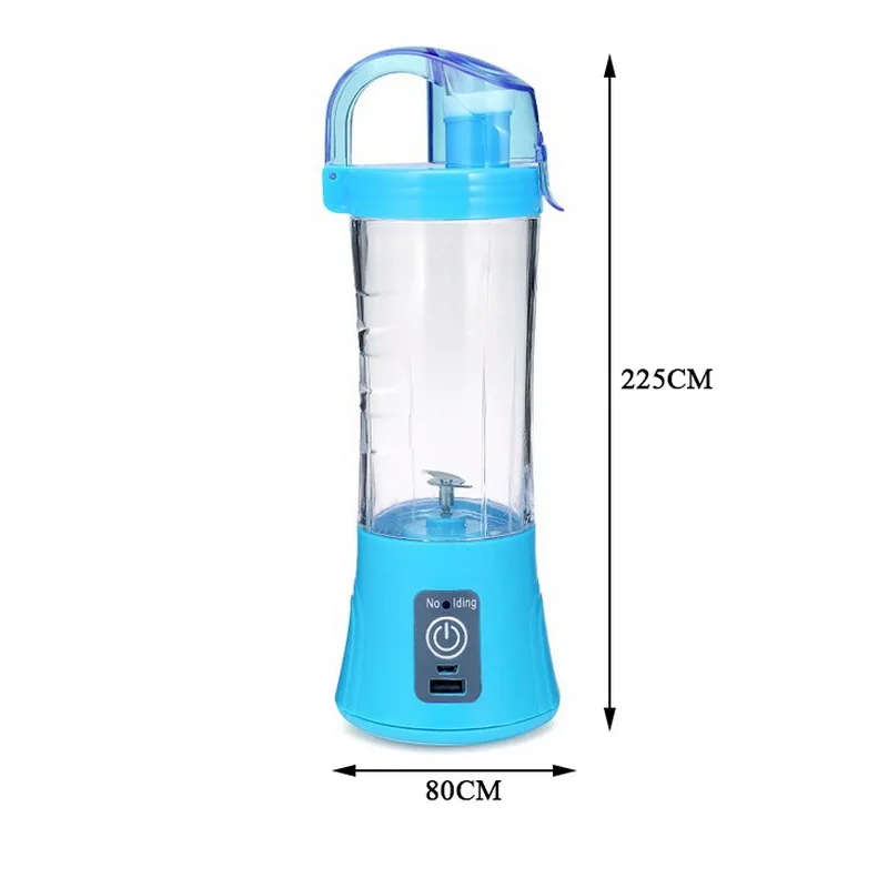 400ml Mixer Portable Fruit Juicer Vegetable Fruit Juice Machine Handheld Mixer Juice Maker Electric USB Rechargeable Smoothie