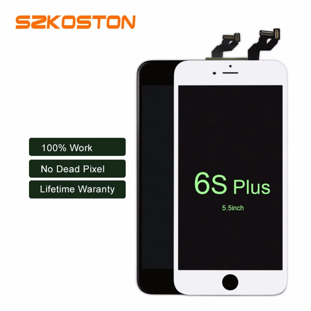 

Grade AAA+ Quality Replacement LCD Display For iPhone 6 6s 6 Plus 6s Plus LCD Touch Screen Digitizer Full Assembly Black White