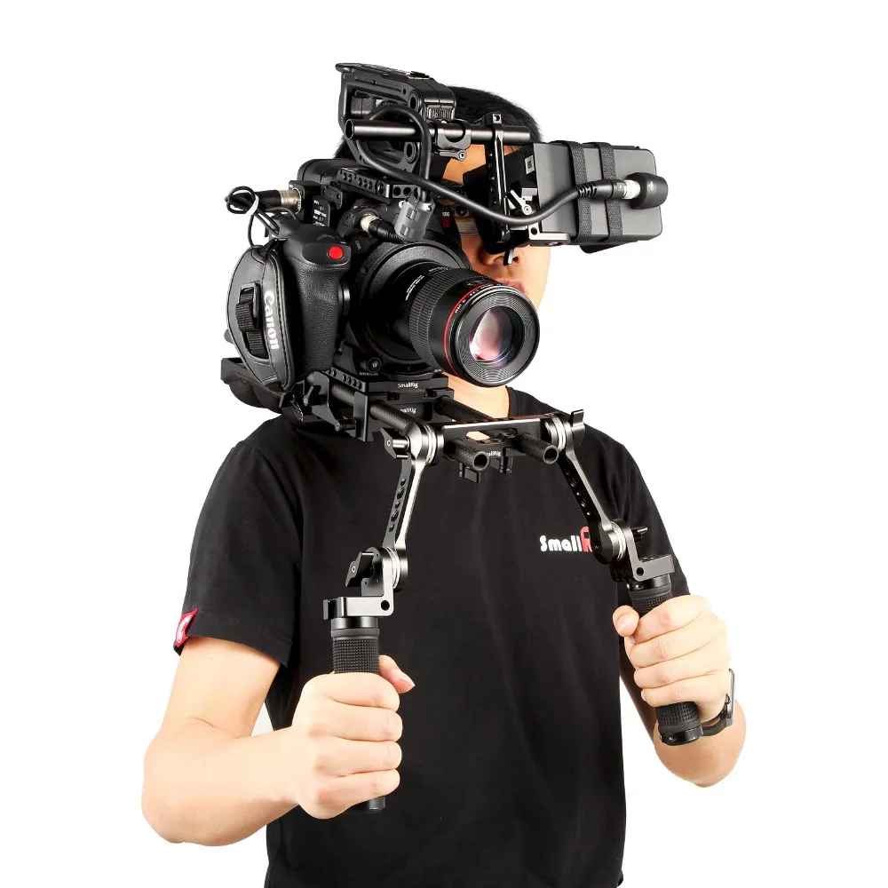 SmallRig Регулируемый EVF Поддержка для Canon C200 монитор 360 градусов демпфирования с 15 мм стержнем и железнодорожный вокзал 2075