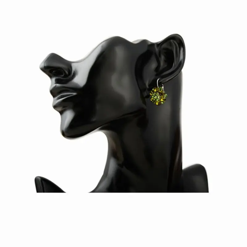 Clip On Earrings For Women Fashion Accessories Gold Silver Plated Multicolor Crystal Rhinestone Statement Clip Earrings Jewelry (13)
