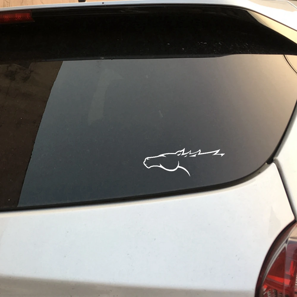 169 Cm 59 Cm Sederhana Kuda Kartun Stiker Mobil Eksterior