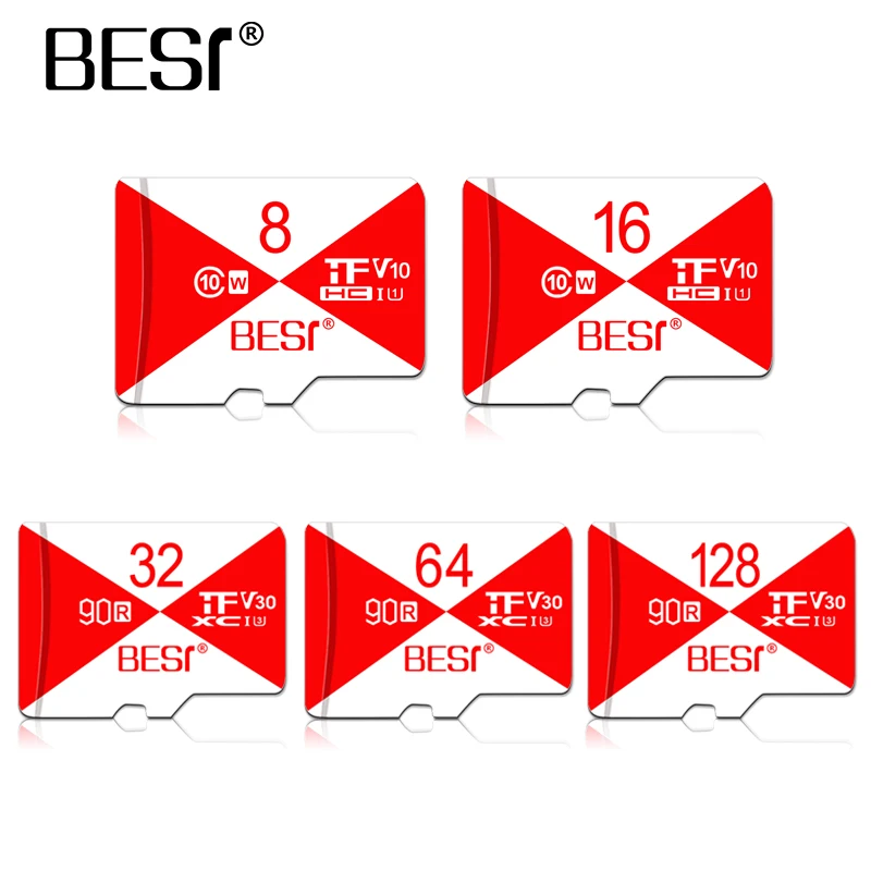 Купить Мини Microsd 32 GB оптом карты памяти SDXC 128 GB U3 64 GB SDHC карта micro sd карты памяти 16 gb 8 gb C10 флэш карты для MP3 4 DRONE