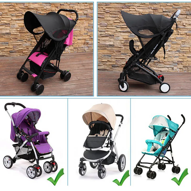 Расширенный тент большой зонт Bebe аксессуары коляска универсальная подходит для