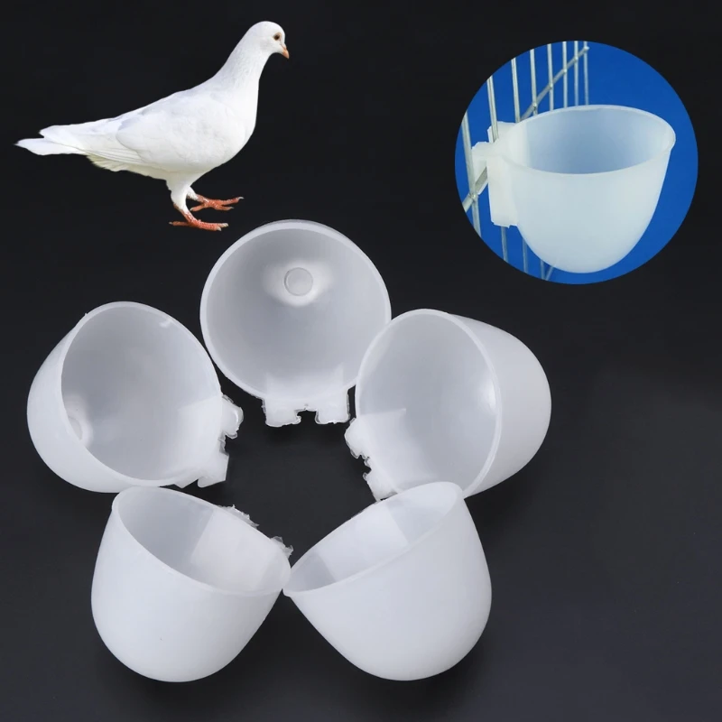 Попугай птица хомяк круглое дно миска для кормления Висячие Питьевая еда чашки инструменты