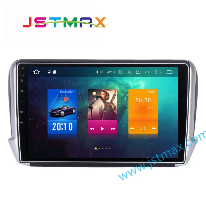 10 2 &quotAndroid 8 0 Автомобильный gps Радио медиаплеер для peugeot 2008 208 4 Гб Ram Авто радио