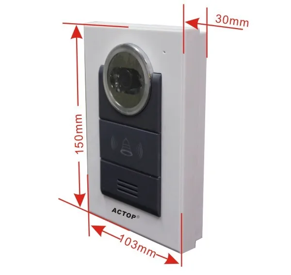 

316+210 Direct Factory Wired Video Door Phone 7 Inch TFT Large HD Screen Doorbell Intercom Home Security System for Villa
