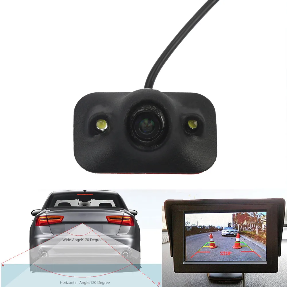 

170 degree CMOS Car Rear View Reverse Backup Parking Camera Waterproof Night Vision HD rear view camera wireless