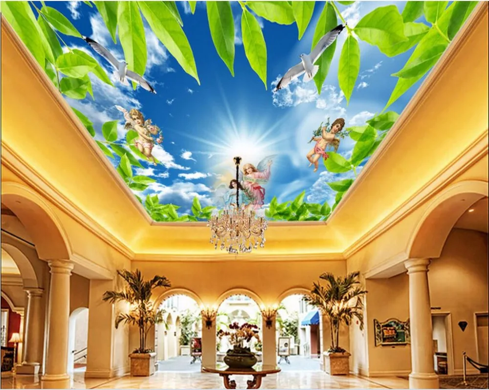 Online Buy Wholesale Sky And Angels Ceiling Mural Wallpaper From Online Buy Wholesale Sky And Angels Ceiling Mural Wallpaper From