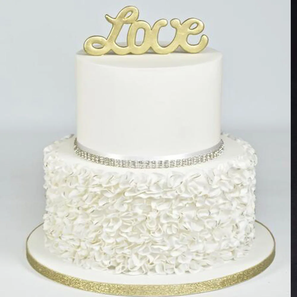 

1PCS Love Shape Cutter Plastic Cake Decorating Mold Sugarcraft Mold Cookie Cutting P073