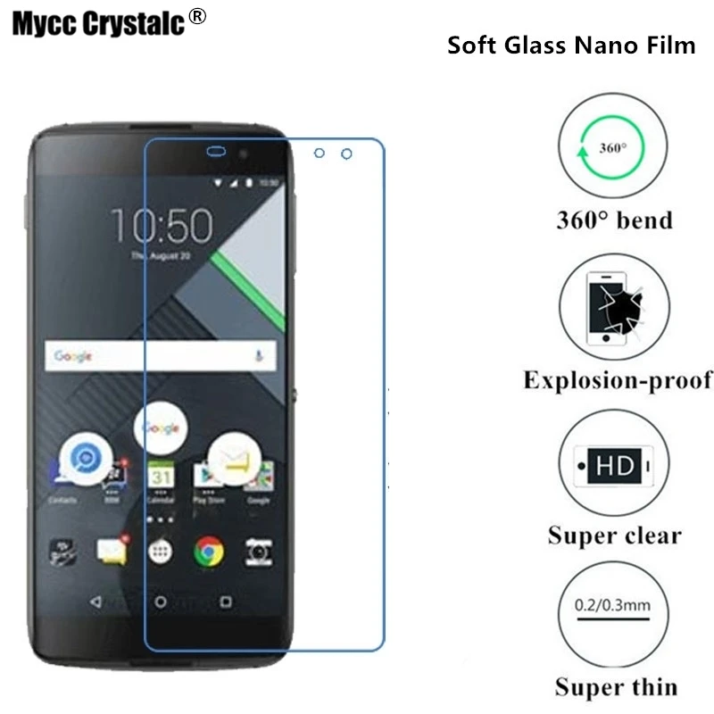

(Soft Glass) Nano Explosion-proof Super thin clear Screen Protector Film For BlackBerry DTEK60 Film