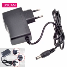4 Pieces/Lot DC 12V 1A Power Supply EU/US/UK/AU Plug AC 100-240V Adapter Converter Charger for CCTV Camera System ac 100 240v dc 12v 1a eu plug ac dc power adapter charger power adapter for cctv camera 2 1mm 5 5mm